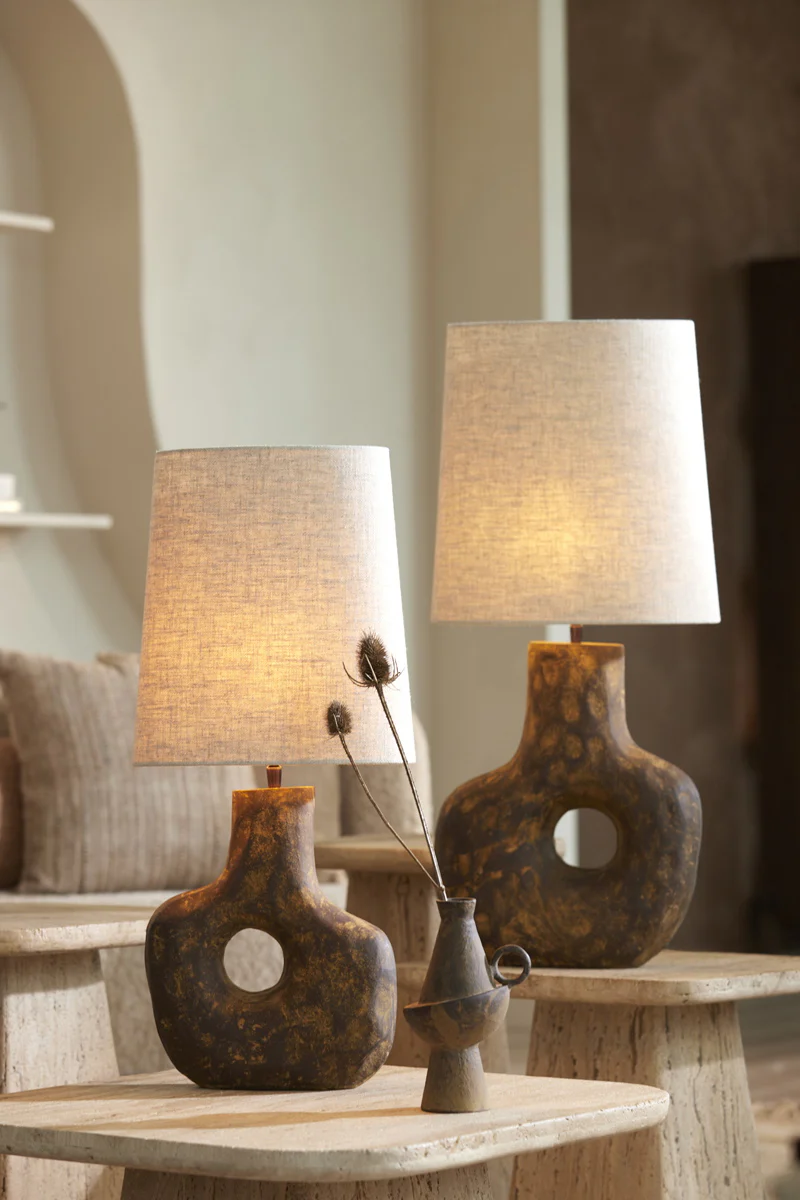 Light & Living Lampvoet Tarugi Aluminium Antiek Bruin 47,5cm - Afbeelding 3