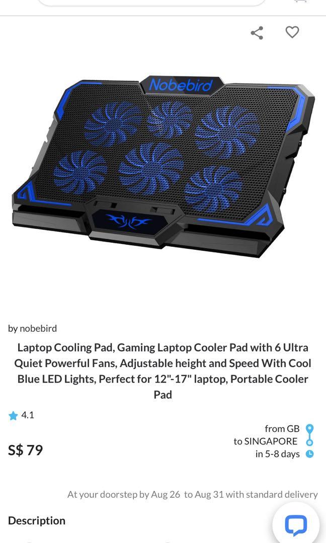 Nobebird gaming laptop koelers - Afbeelding 3