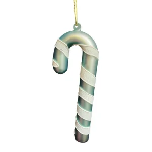 Kerst Ornament Candy Glass blauw