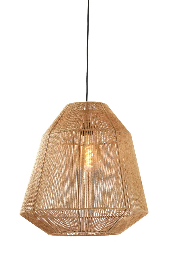 Light & Living Hanglamp Malva Jute Naturel - Afbeelding 2