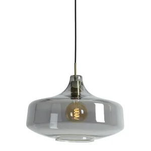 Light & Living Hanglamp Solna Smoke Glas