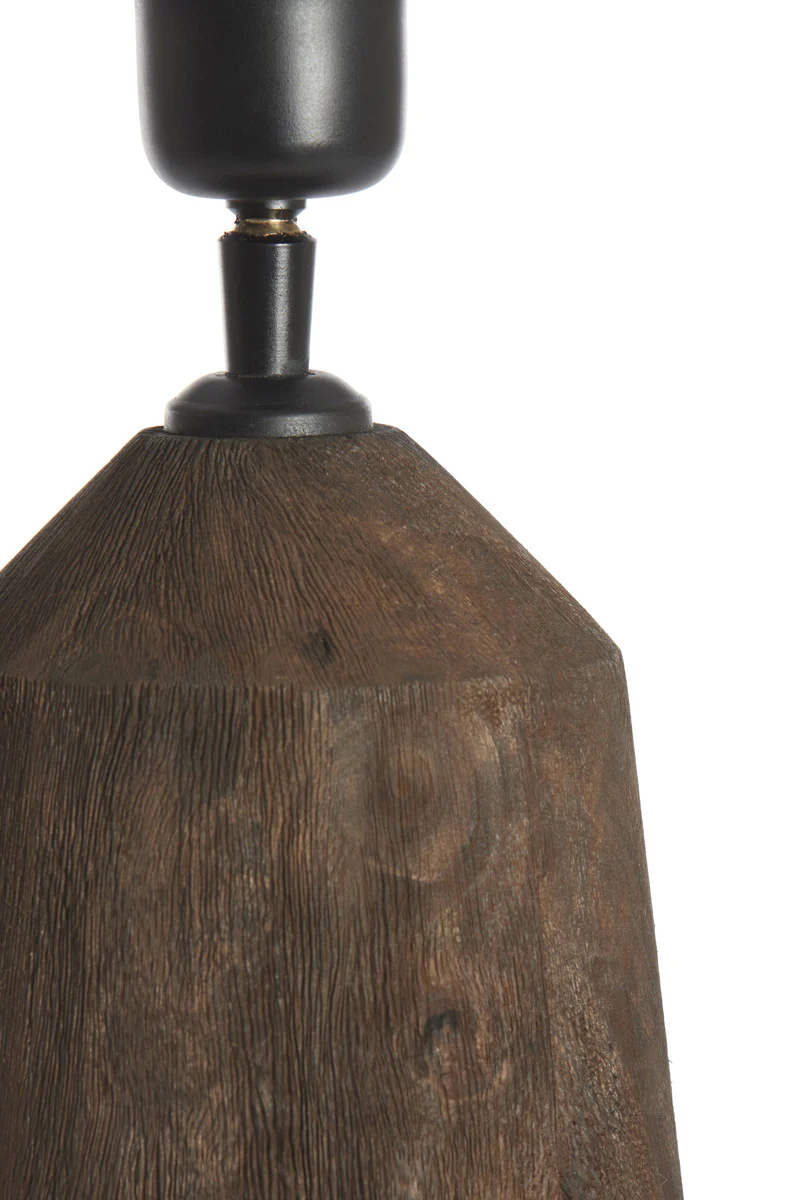 Light & Living Lampvoet Trapani Donkerbruin - Afbeelding 4