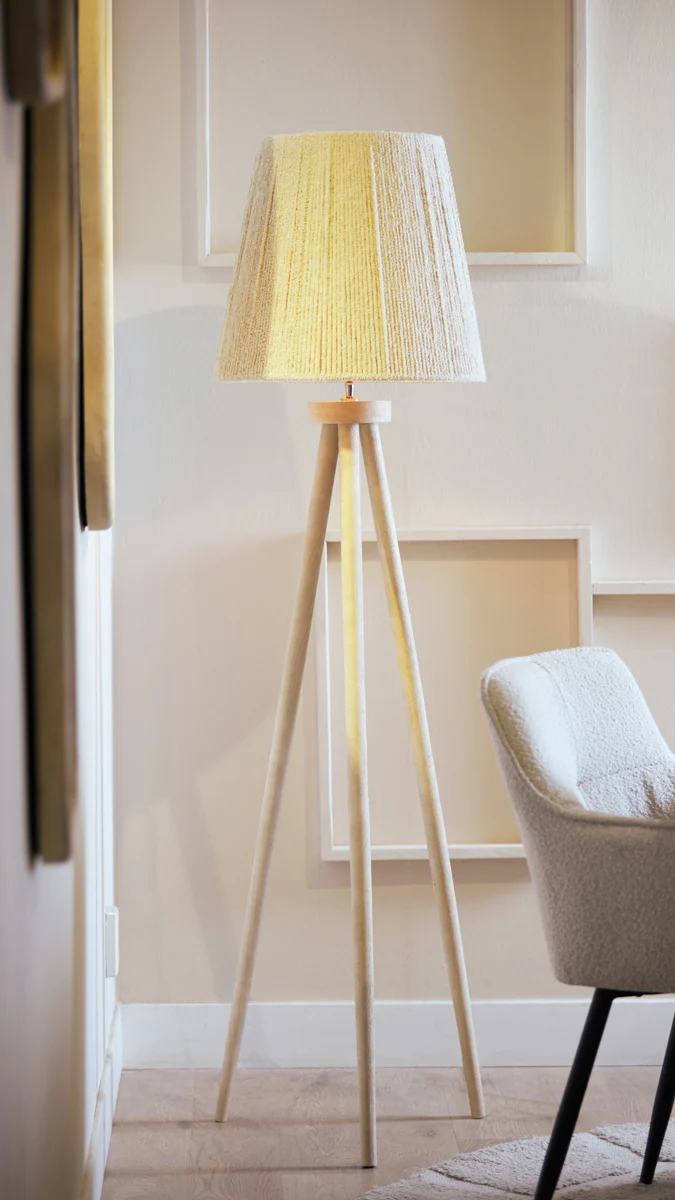 Light & Living Vloerlamp Ilias Driepoot 122cm - Afbeelding 4