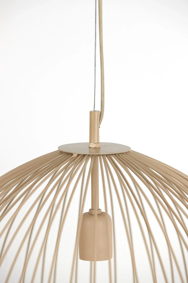 Light & Living Hanglamp Rilana Mat Beige Ø34cm - Afbeelding 9