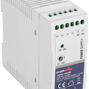 Ultra Slim 24V DIN-Rail Voeding 60W - 2,5A - Met Beveiliging