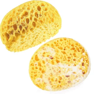Bad­sponzen – 2 Stuks - Extra Groot - Honingraat - Zacht, Luxe en Diepe Reiniging