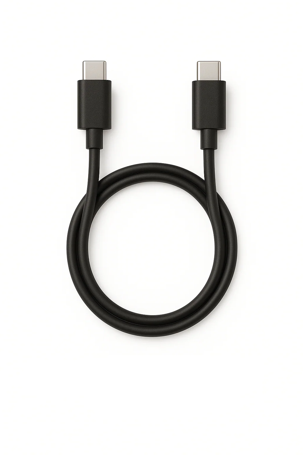 USB-C naar USB-C Kabel - Fast Charge - 1m - Zwart - Afbeelding 2