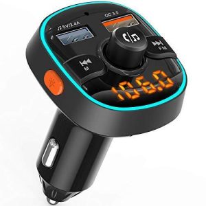 FM-zender, 24-uurs tijdweergave, Bluetooth 5.0-autoradio-adapter met