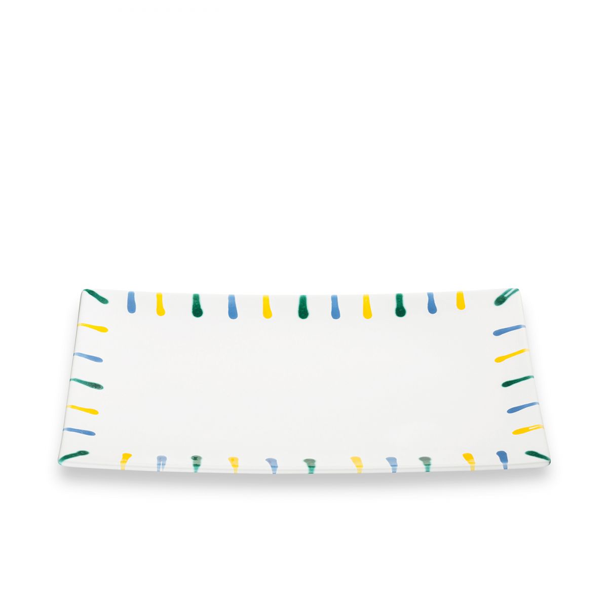 Serveerschaal rechthoek – Gevlamd Bont – 30 x 20 cm