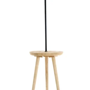 Light & Living Vloerlamp/Bijzettafel Tolfa Mangohout