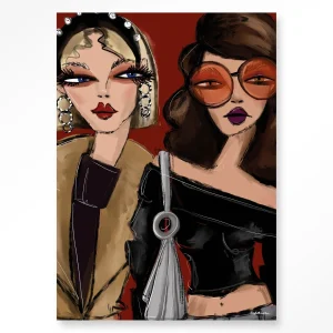 Fall Friends - Moderne Wanddecoratie | Artprint, Glass Art & Wandkleed