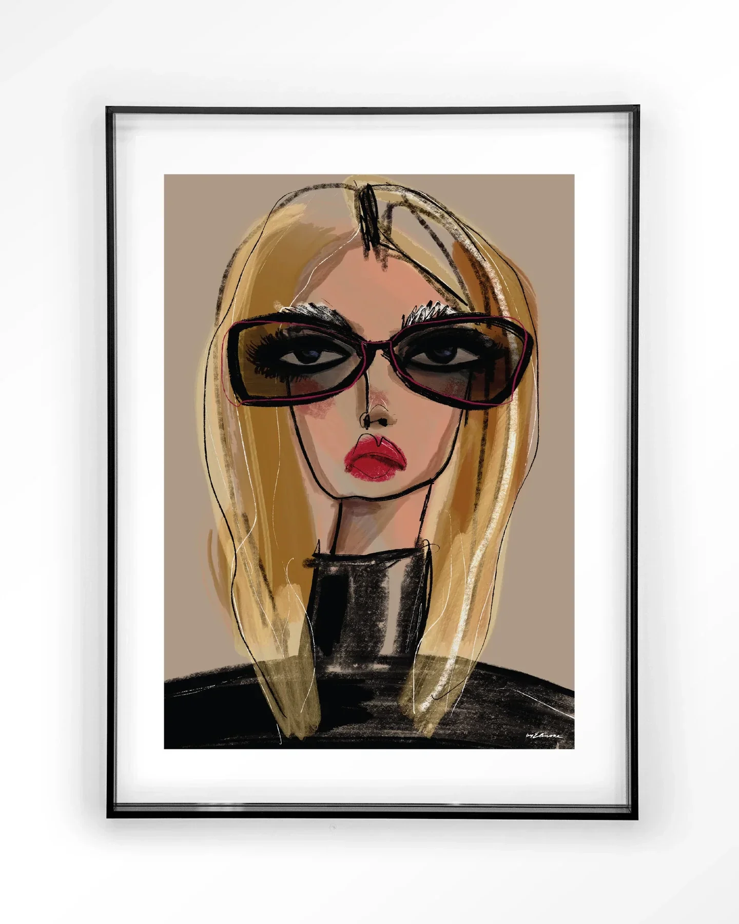 She Knows - Moderne Wanddecoratie | Artprint, Glass Art & Wandkleed - Afbeelding 4