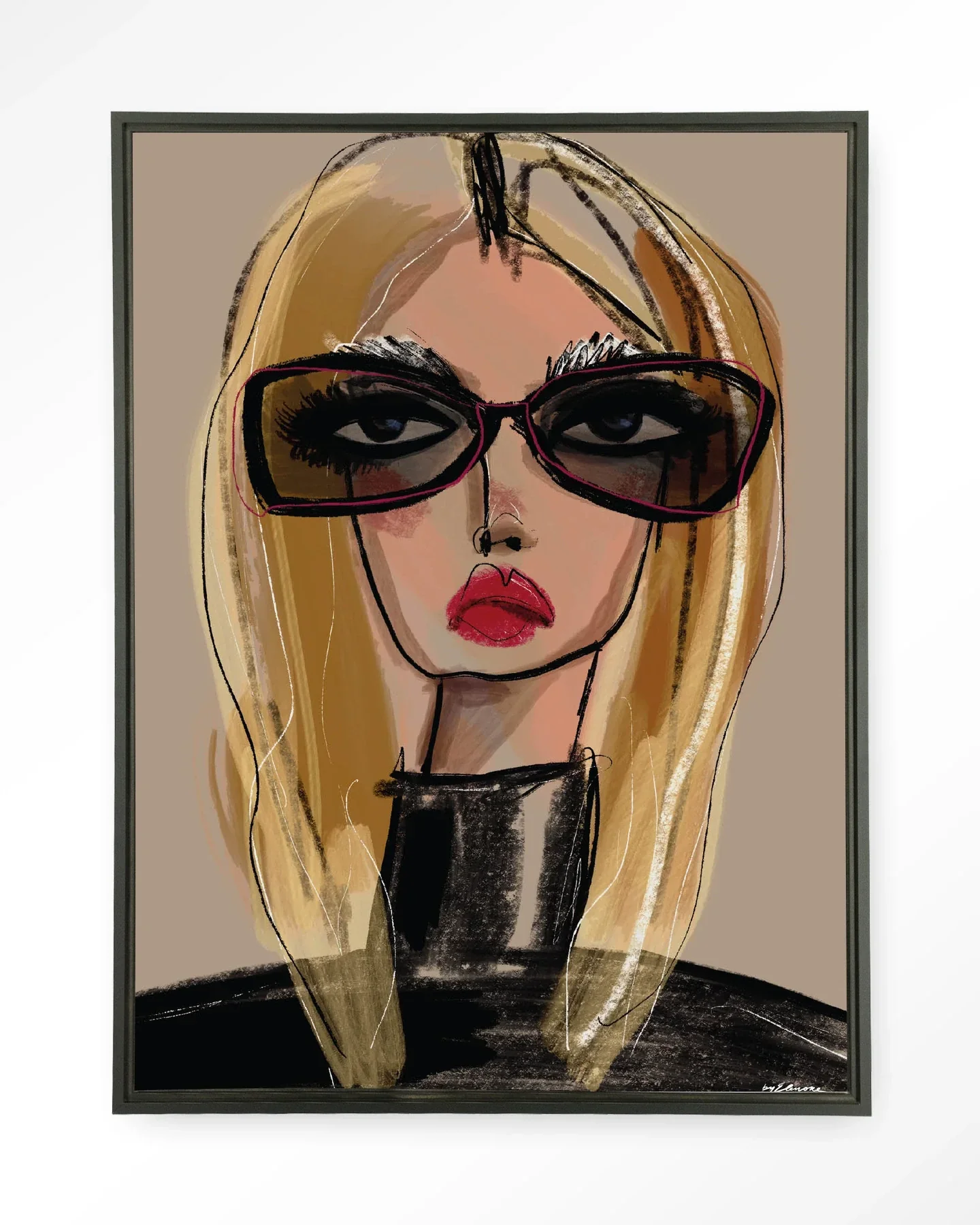 She Knows - Moderne Wanddecoratie | Artprint, Glass Art & Wandkleed - Afbeelding 6