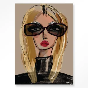 She Knows - Moderne Wanddecoratie | Artprint, Glass Art & Wandkleed