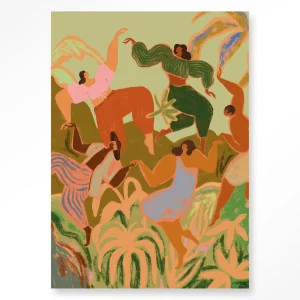 Spring Frolic - Moderne Wanddecoratie | Artprint, Glass Art & Wandkleed