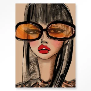 Sunny Orange - Moderne Wanddecoratie | Artprint, Glass Art & Wandkleed