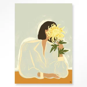 The Chrysante Mum - Moderne Wanddecoratie | Artprint, Glass Art & Wandkleed