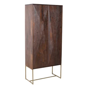 Wandkast Onyx Bruin 2-Deurs PTMD