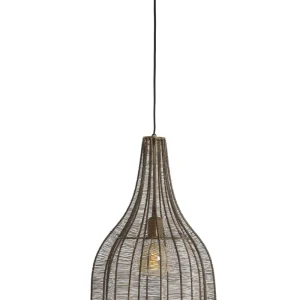 Light & Living Hanglamp Mariama Antiek Brons