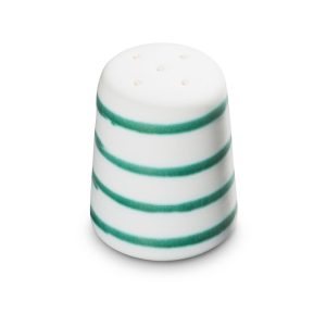 Zoutstrooier – Gevlamd groen – 7 cm